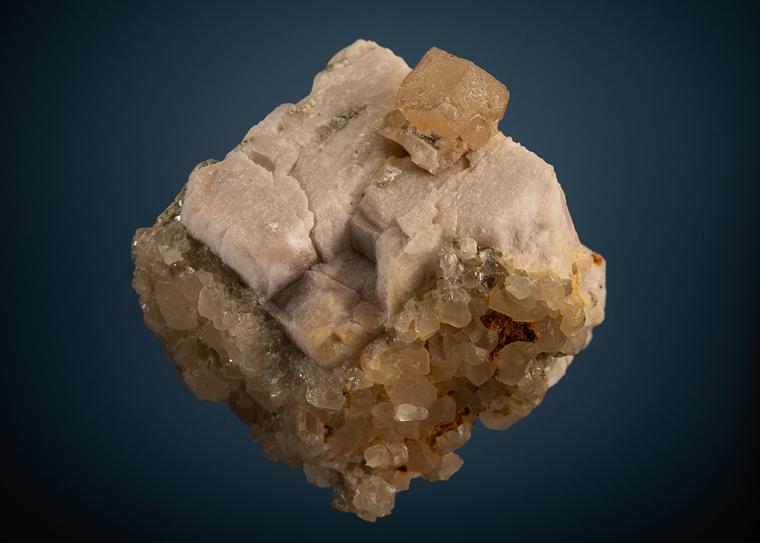 PHENAKITE on MICROCLINE