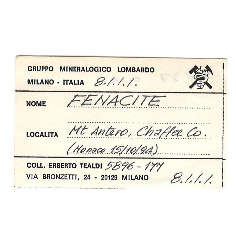 PHENAKITE on QUARTZ var. Smoky and CALCITE