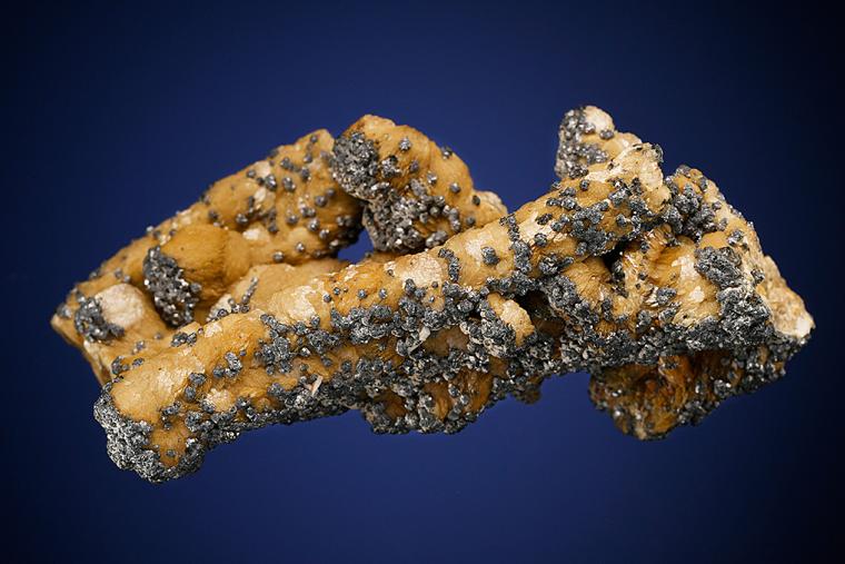 GALENA on SIDERITE