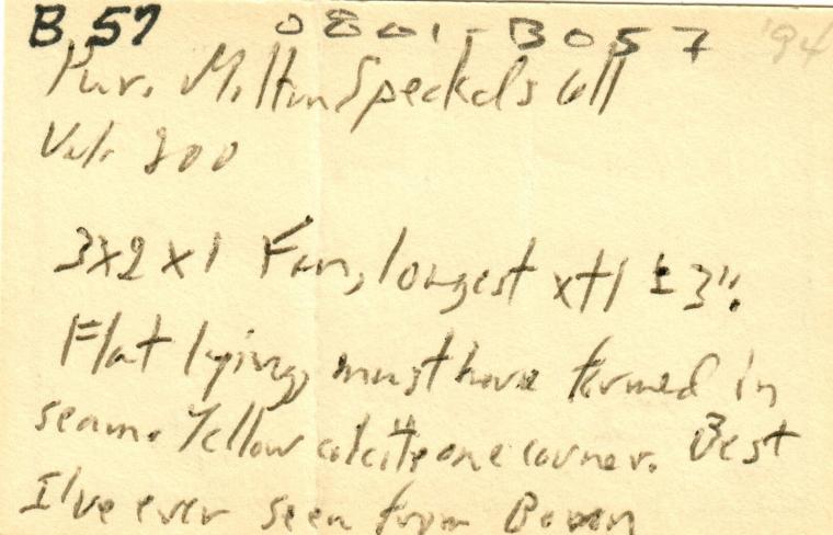 HYDROBORACITE with CALCITE