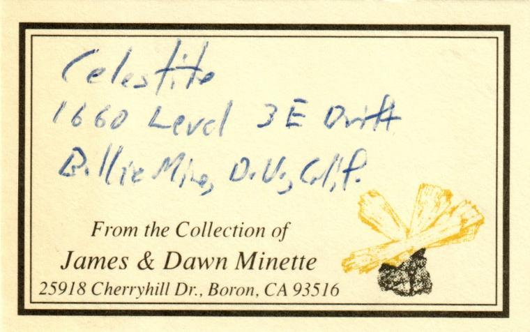 CELESTINE (repaired)