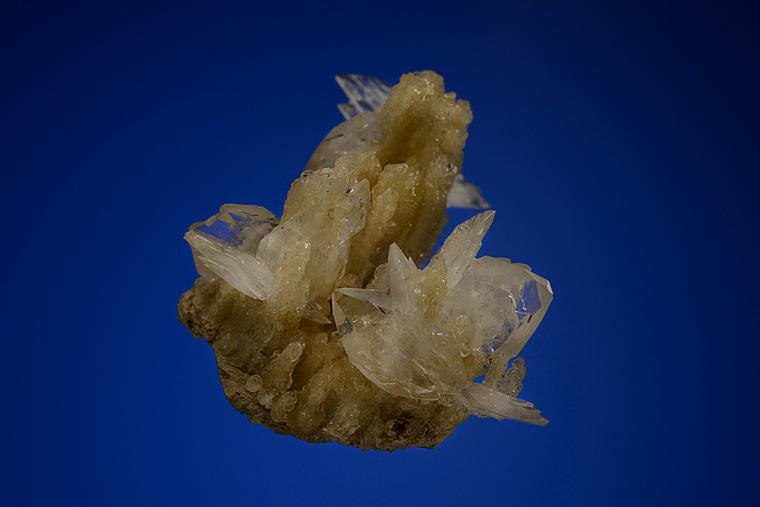 COLEMANITE on CALCITE