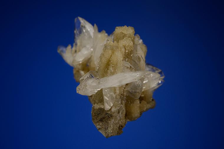 COLEMANITE on CALCITE