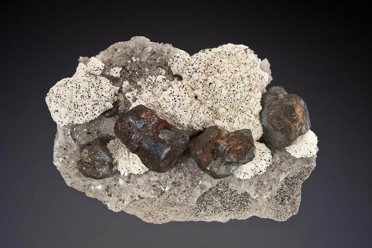 BORNITE with QUARTZ