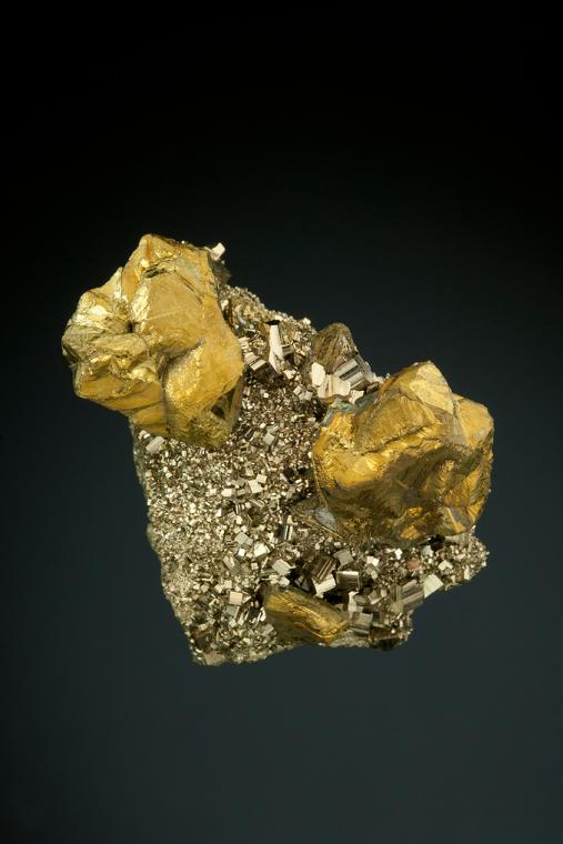 CHALCOPYRITE on PYRITE