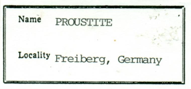 PROUSTITE