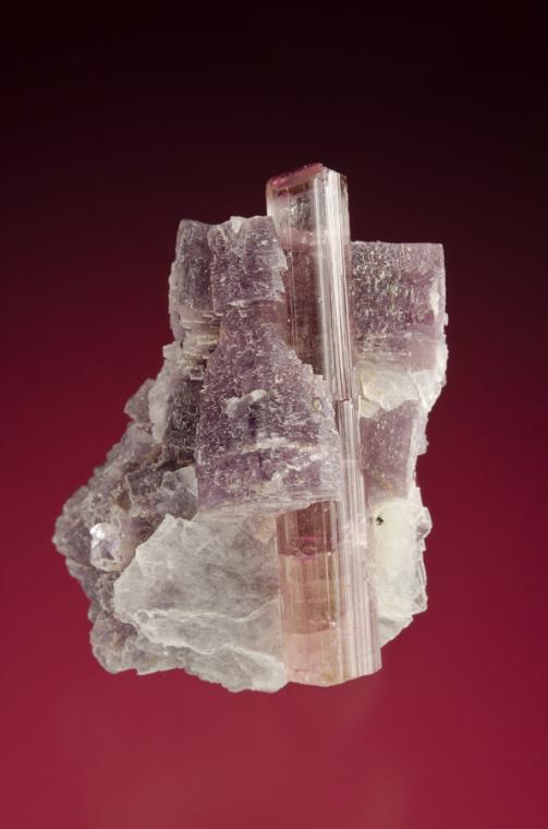 ELBAITE with LEPIDOLITE