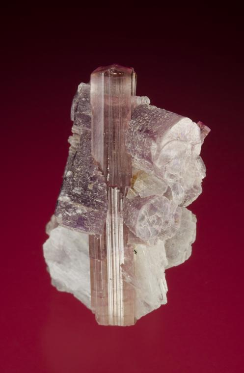 ELBAITE with LEPIDOLITE