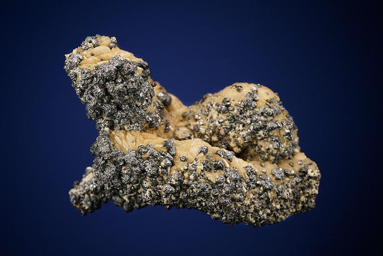 GALENA on SIDERITE