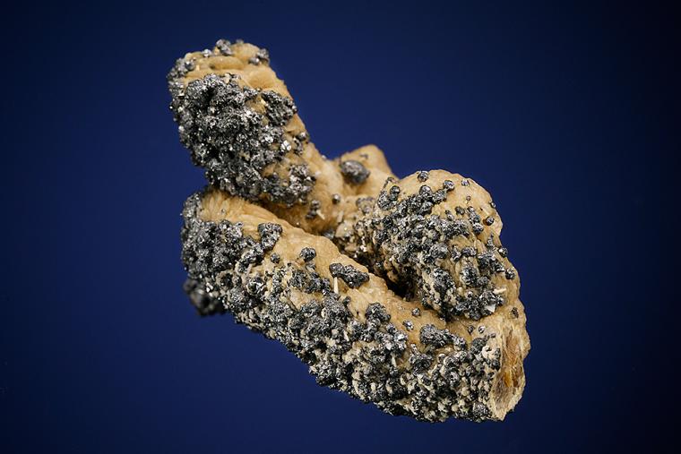 GALENA on SIDERITE