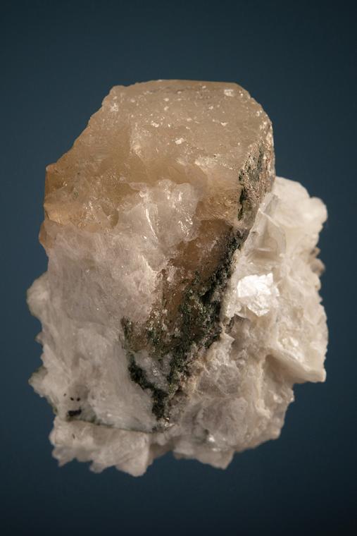 PHENAKITE with TITANITE, ALLANITE-(Ce) and CALCITE