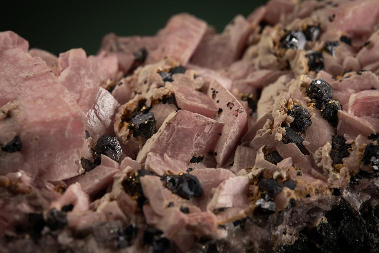 RHODOCHROSITE with GALENA and SPHALERITE