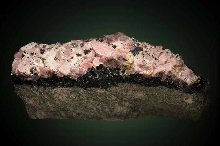 RHODOCHROSITE with GALENA and SPHALERITE