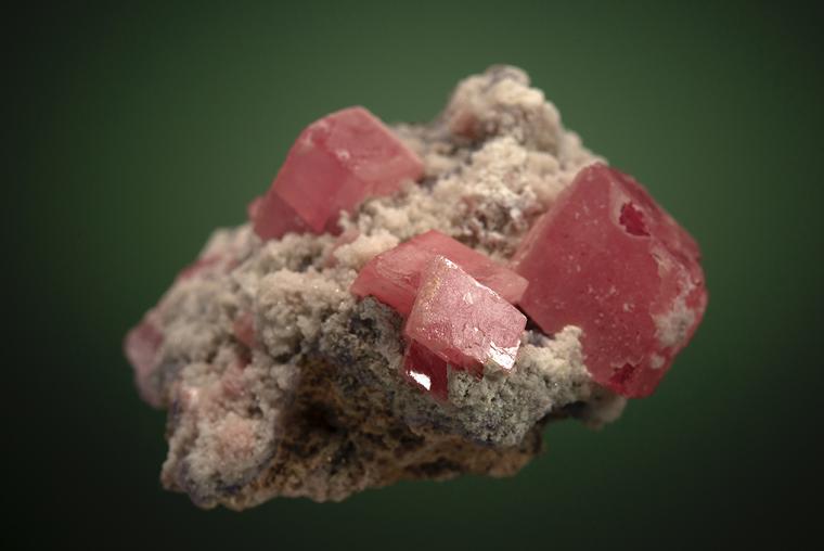 RHODOCHROSITE with FLUORITE and QUARTZ