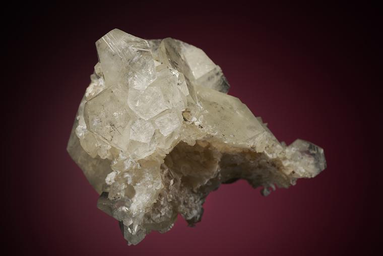 CALCITE with PALYGORSKITE