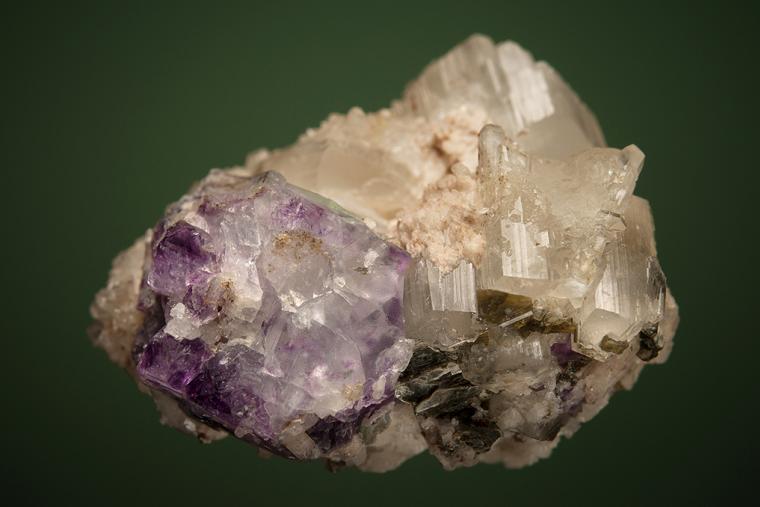 PHENAKITE with FLUORITE