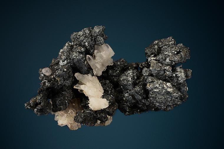 ACANTHITE with QUARTZ