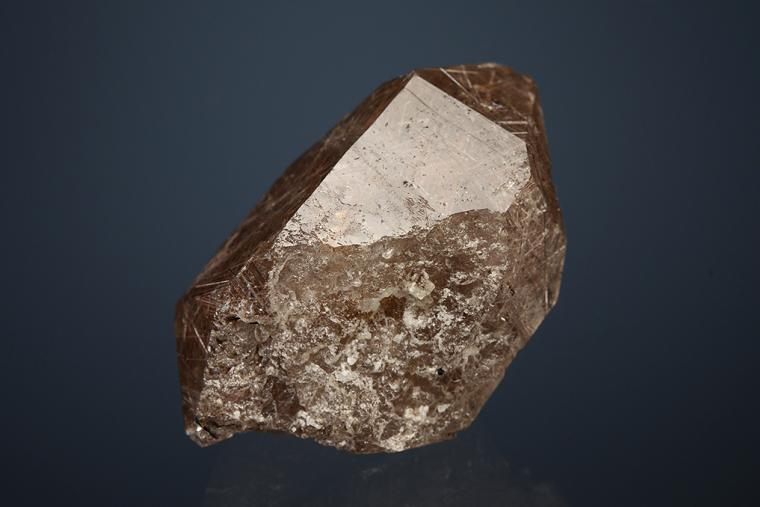 QUARTZ var. Smoky with RUTILE Inclusions