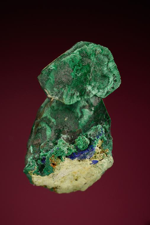 MALACHITE after AZURITE