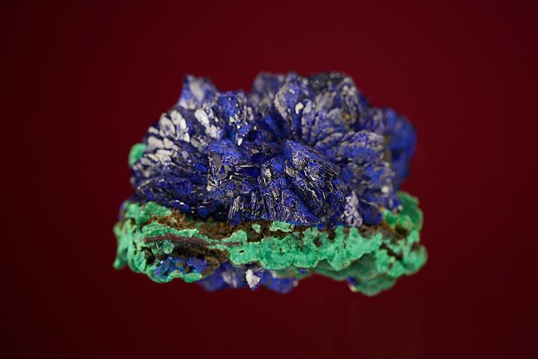 AZURITE on MALACHITE