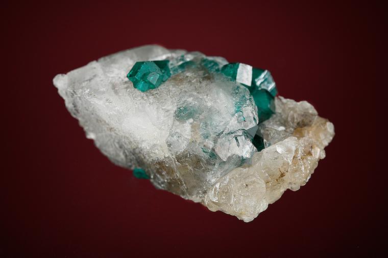 DIOPTASE with CALCITE