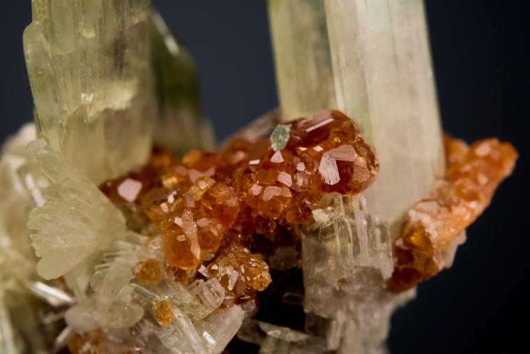 DIOPSIDE with GROSSULAR var. Hessonite