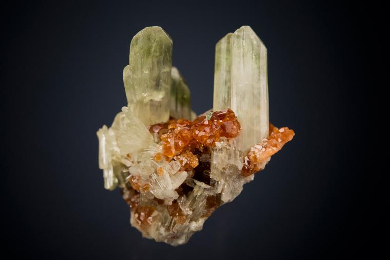 DIOPSIDE with GROSSULAR var. Hessonite