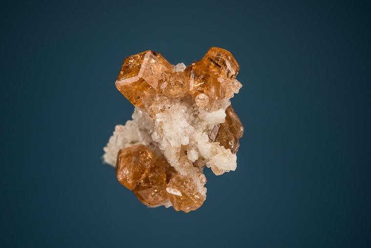 GROSSULAR var. Hessonite with DIOPSIDE