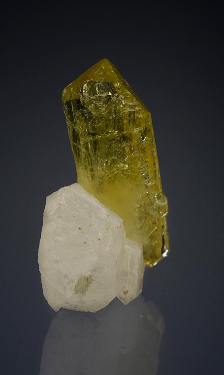 BRAZILIANITE on BERYLLONITE