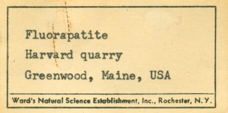 FLUORAPATITE on QUARTZ