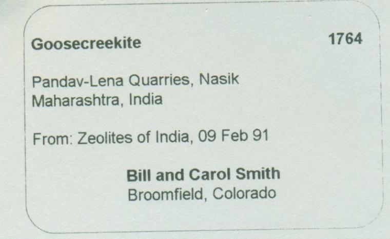 GOOSECREEKITE on QUARTZ var. Amethyst