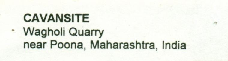 CAVANSITE
