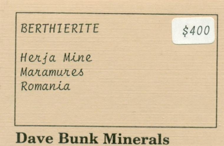 BERTHIERITE