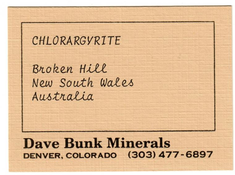 CHLORARGYRITE var. Bromian