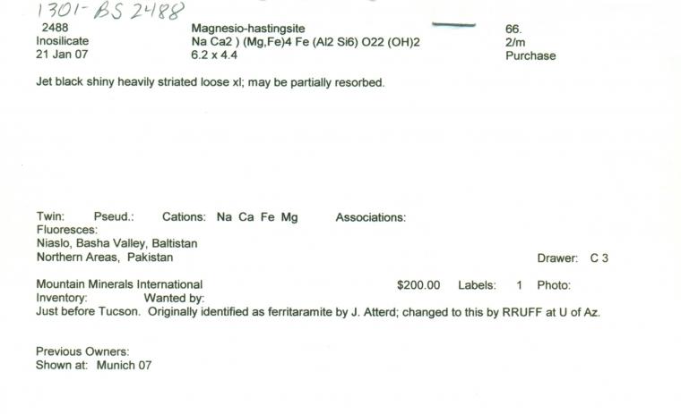 MAGNESIO-HASTINGSITE