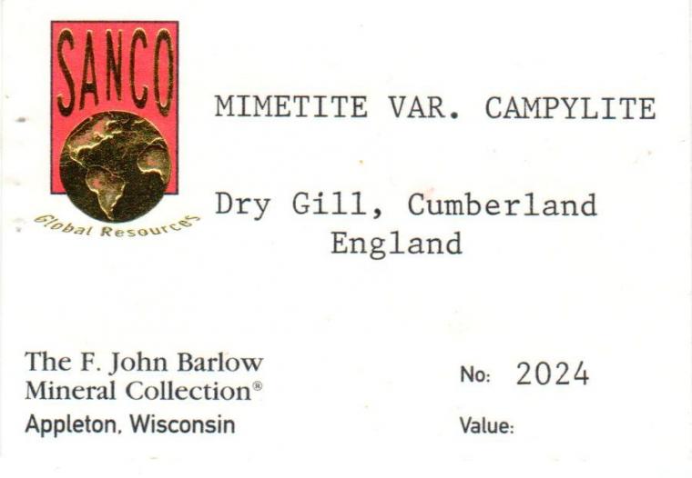 MIMETITE var. Campylite