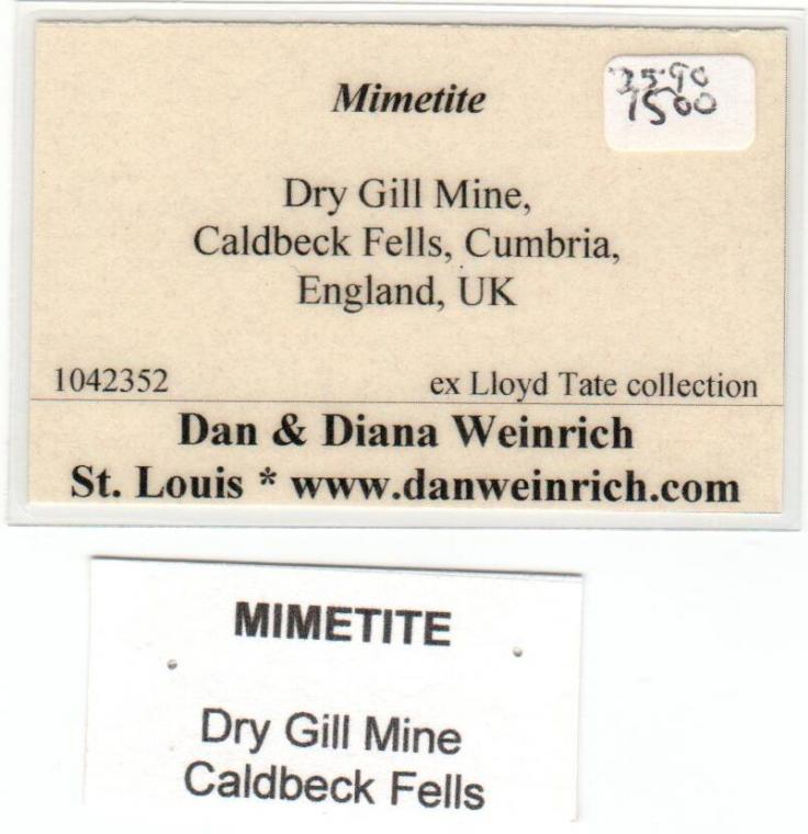 MIMETITE var. Campylite