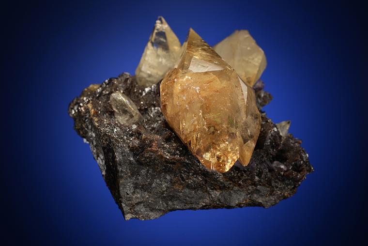 CALCITE on SPHALERITE