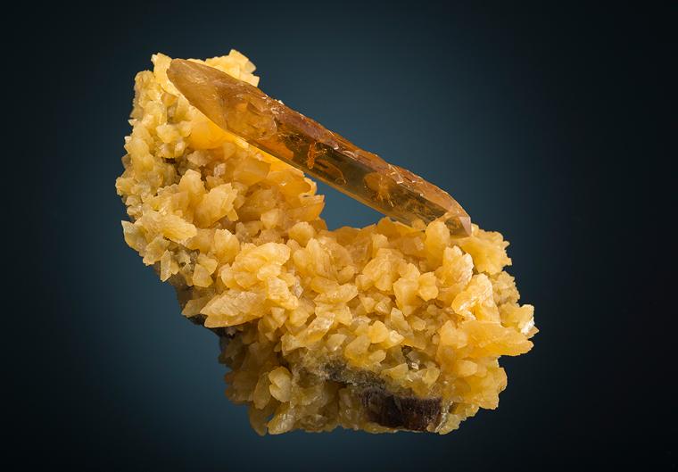 BARITE on CALCITE