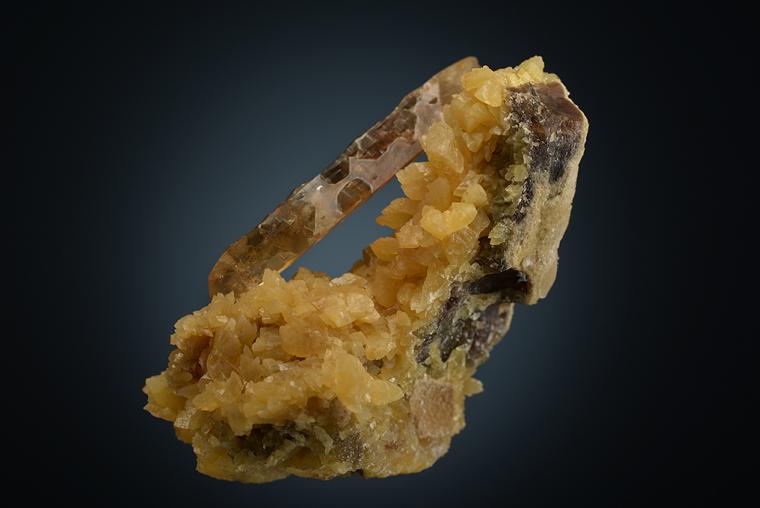 BARITE on CALCITE