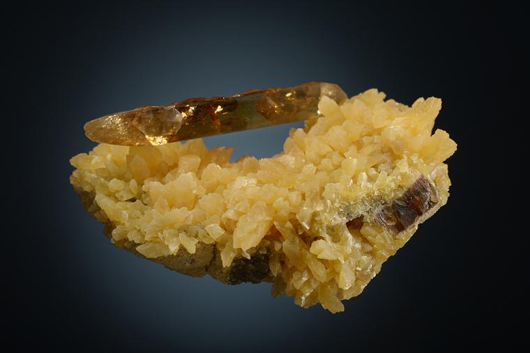 BARITE on CALCITE