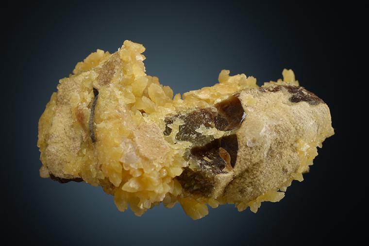 BARITE on CALCITE