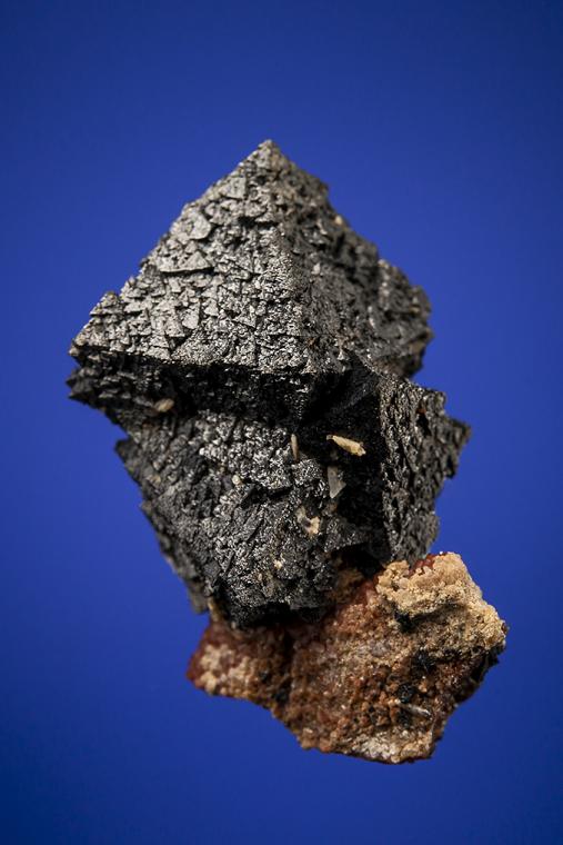 HAUSMANNITE with CALCITE and ANDRADITE