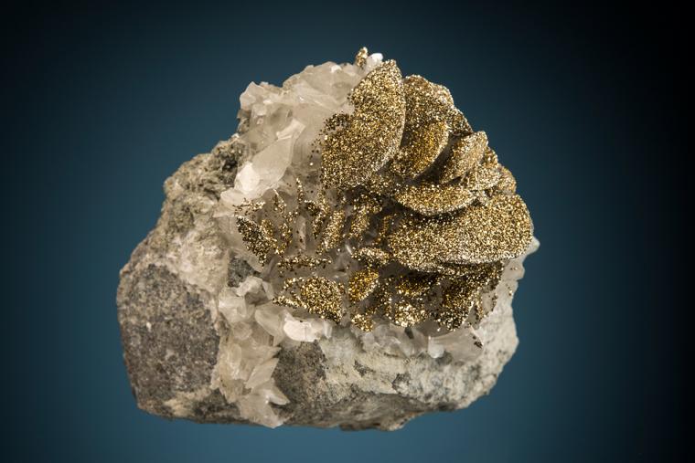 PYRITE on CALCITE