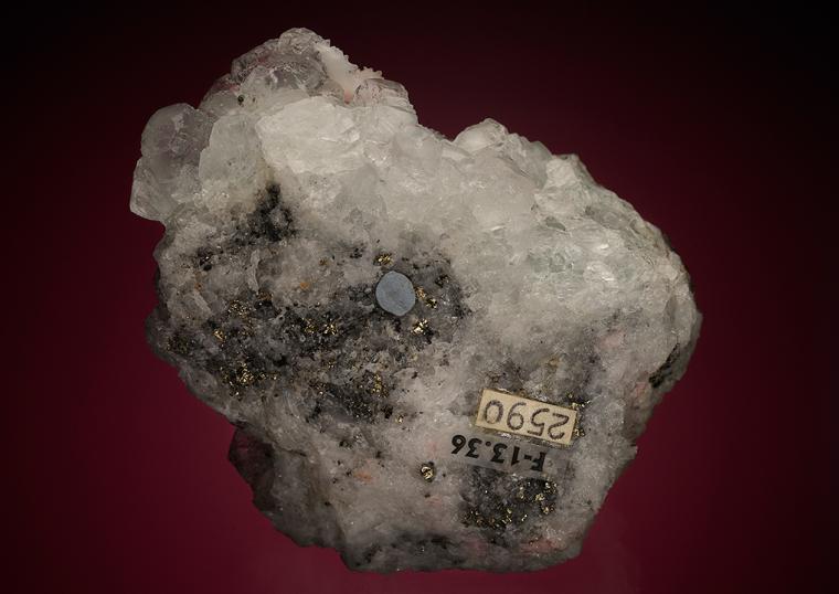 FLUORITE on QUARTZ
