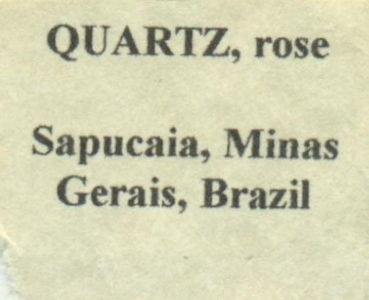 QUARTZ var. Rose QUARTZ