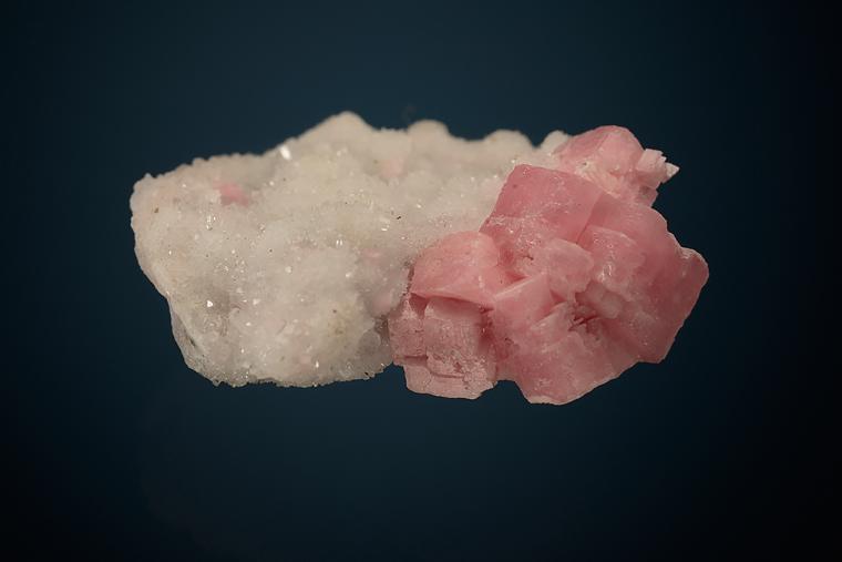 RHODOCHROSITE on QUARTZ