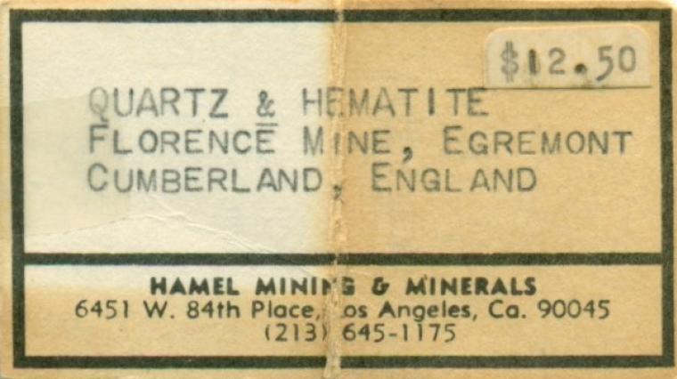 QUARTZ with HEMATITE