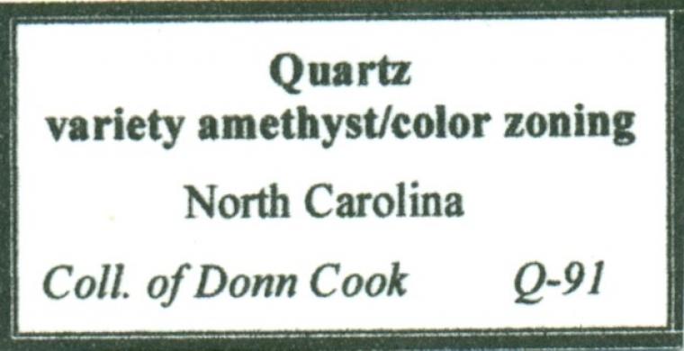 QUARTZ var. Amethyst