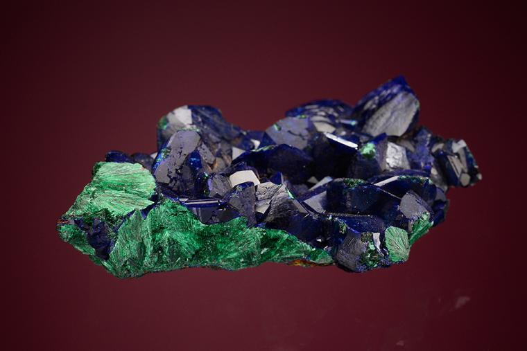 AZURITE coating MALACHITE after AZURITE